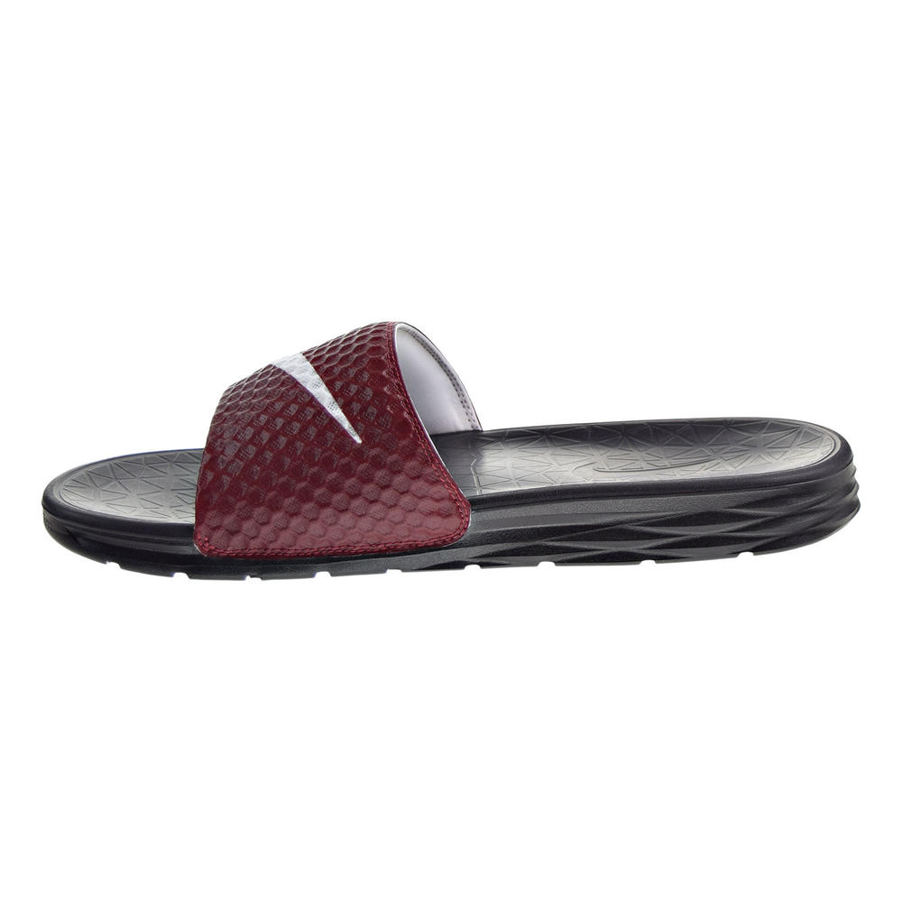 Nike Benassi Solarsoft Mens Sandals Team Red/White/Black 705474-602 (8 D(M) US)