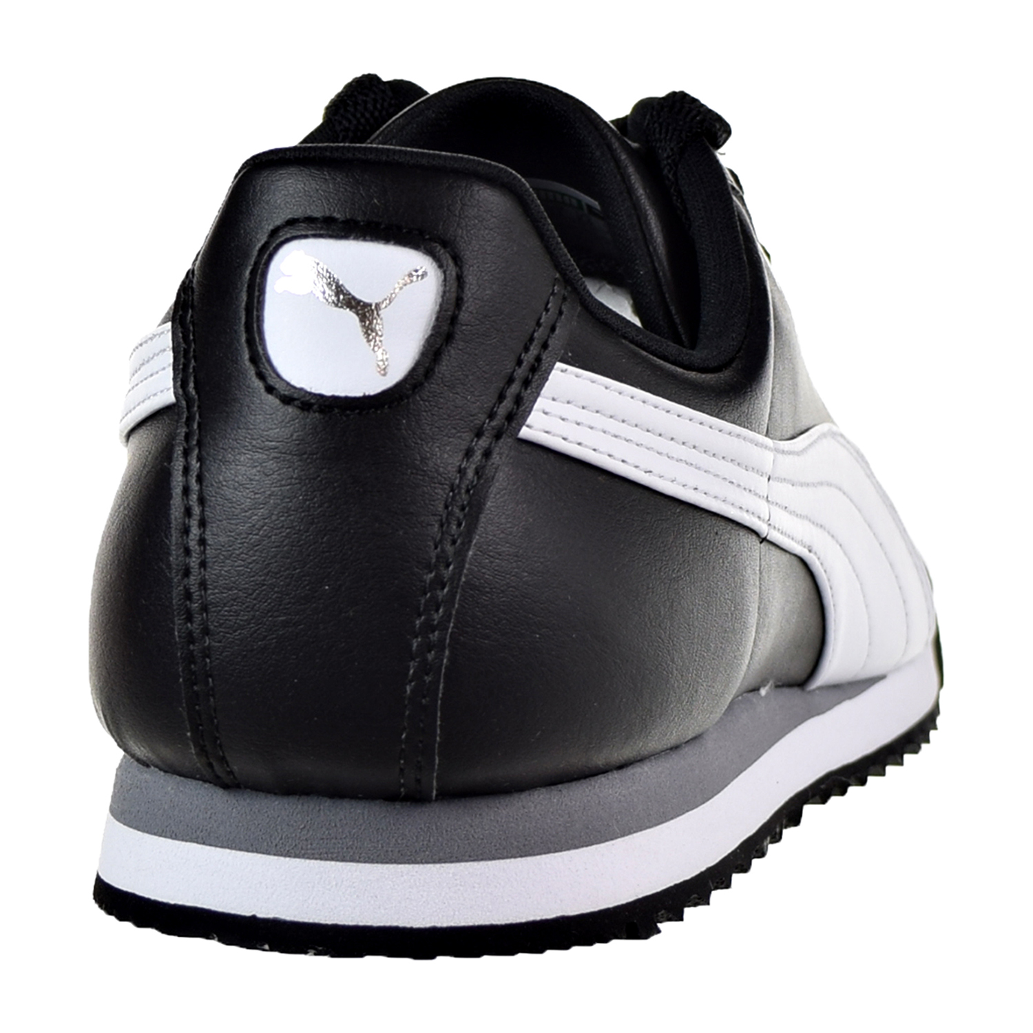Puma Roma Basic Men's Shoes Black/White/Puma Sliver 353572-11