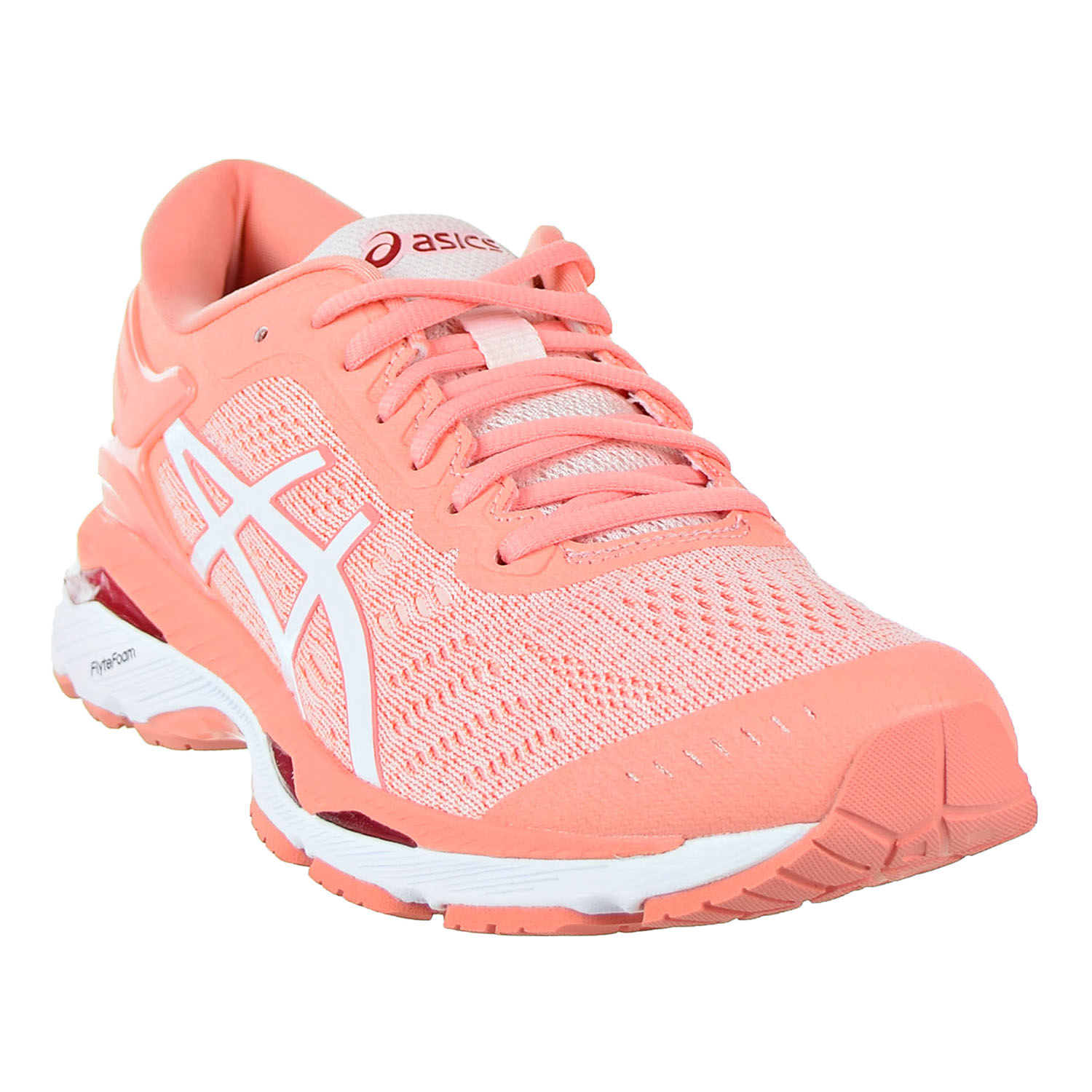 ASICS Asics Gel-Kayano 24 Women's Running Shoes Seashell Pink/White/Begonia Pink t799n-1701 (6 B