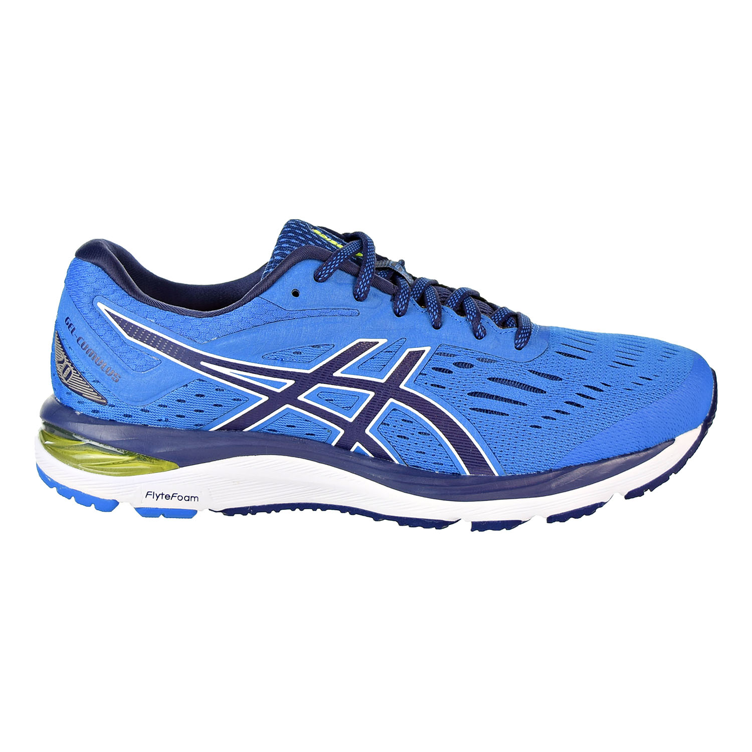 Asics Gel Cumulus 20 Men Size 9.5 Black Athletic Running Shoes Sneakers 1011A008 Asics Mens Gel Cumulus 20 1011A008 Blue Running Shoes  main image 2