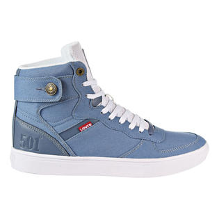Levi's Jeffrey Hi 501 BYF Men's Fashion Shoes Blue/White 518441