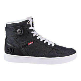 Levi's Jeffrey Hi 501 BYF Men's Fashion Shoes Black/White 518441
