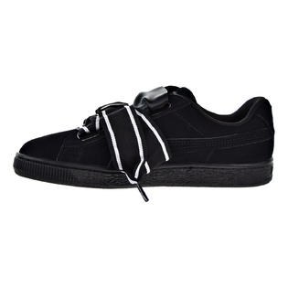 Puma Suede Heart Satin Ii Women S Shoes Puma Black Puma Black 364084 01 10 B M Us
