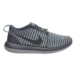 Nike Roshe Two Flyknit Womens Shoes Dark Grey Pure Platinum 844929
