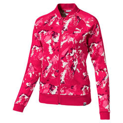 Puma All Over Print T7 Women's Track Jacket Love Potion 573571-28 (Size XS)