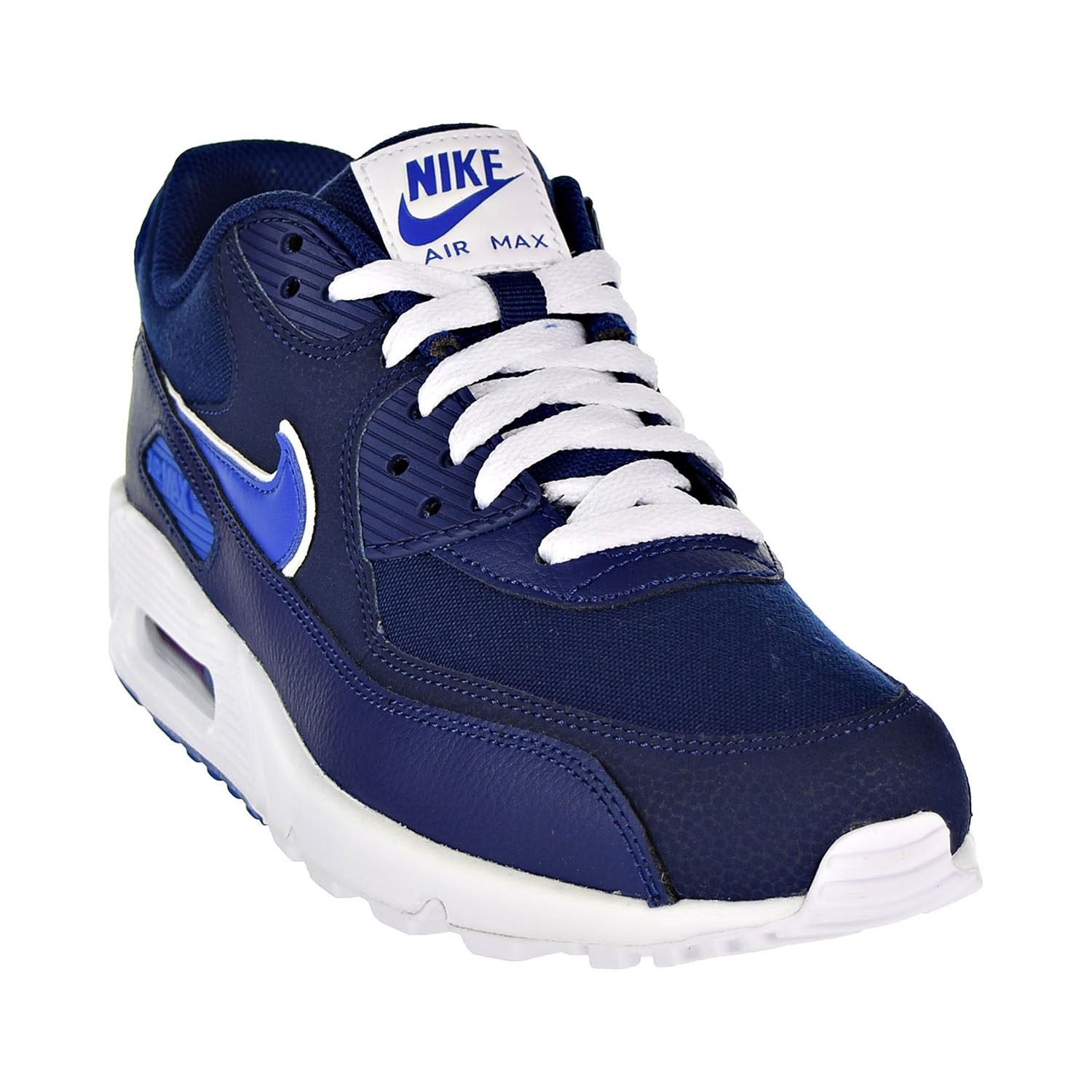 Nike Air Max 90 Essential Men S Shoes Blue Void Game Royal White Aj1285 401 8 D M Us