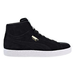 Puma Suede Classic Mid Men's Shoes Black/White 363866-01