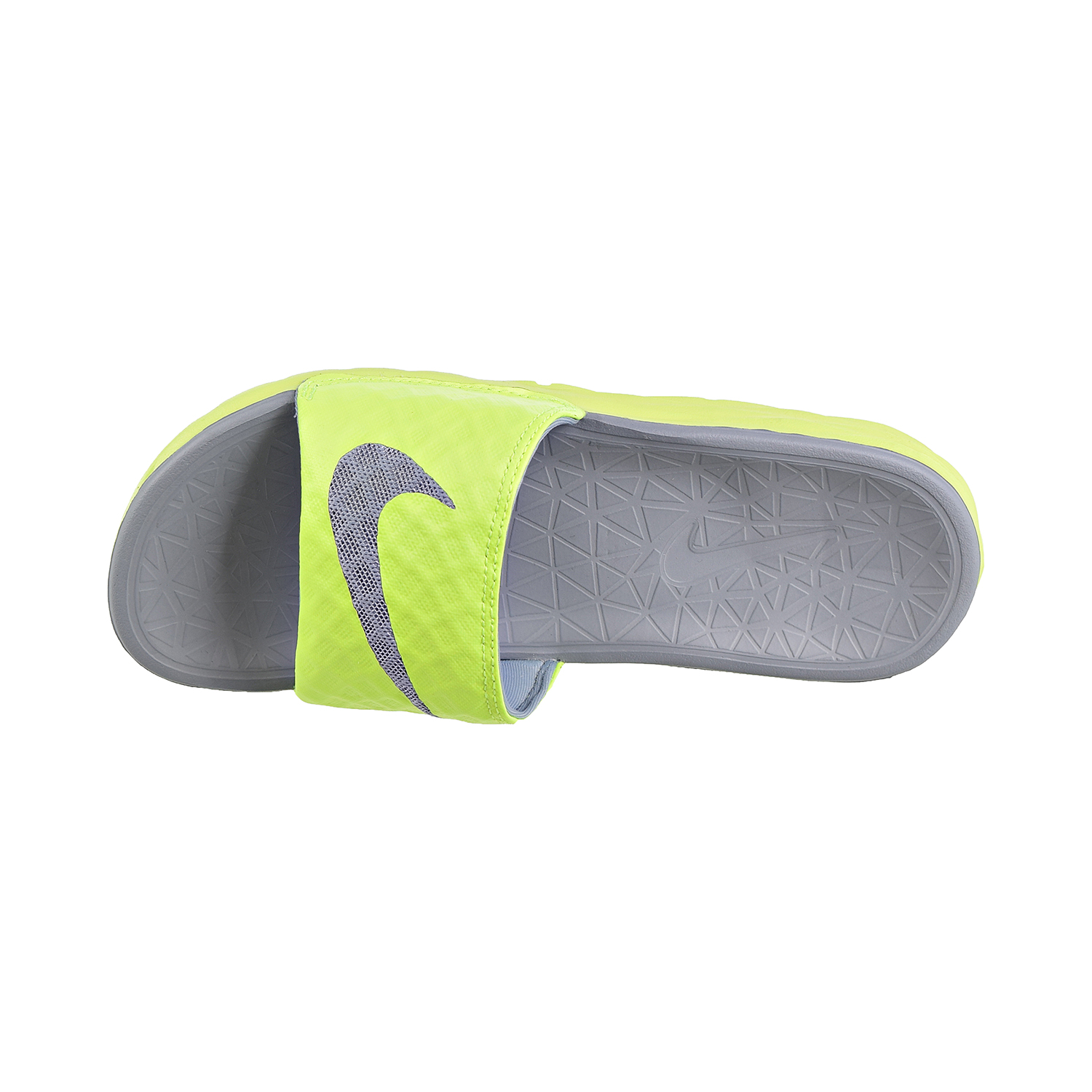 rueda Dedicar molestarse Nike Benassi Solarsoft Slide 2 Men's Sandals Volt/Black/Dove Grey 705474-700