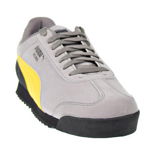 Puma Roma Retro Nubuck Men's Shoes Steel Grey/Spectra Yellow/Black