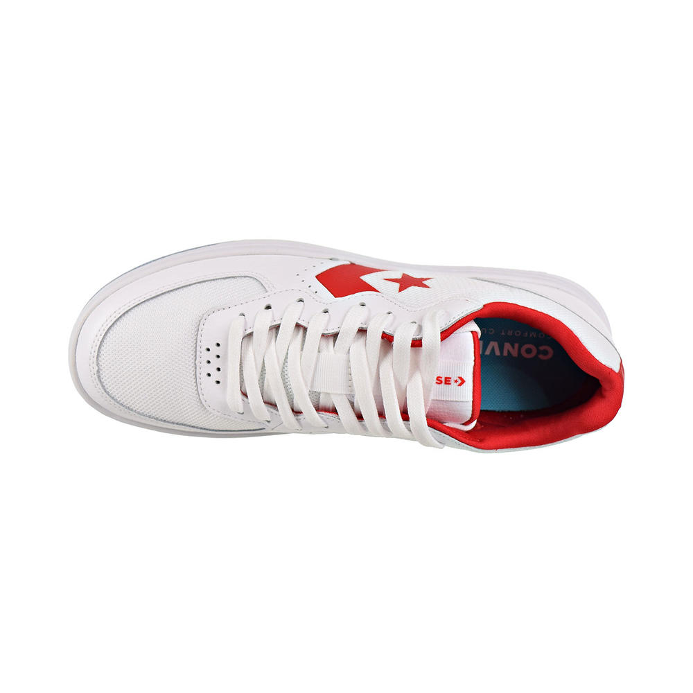 Converse Rival Ox Big Kids/Men's Shoes White/Enamel Red/Blue 163205c (4.5 D(M) US)