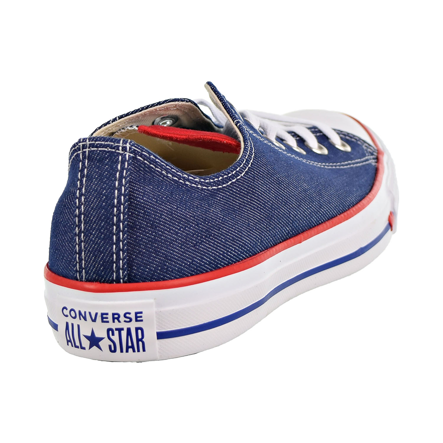 Converse Chuck Taylor All Star Ox Big Kids/Men's Shoes Indigo/Enamel Red/White  163308f (13