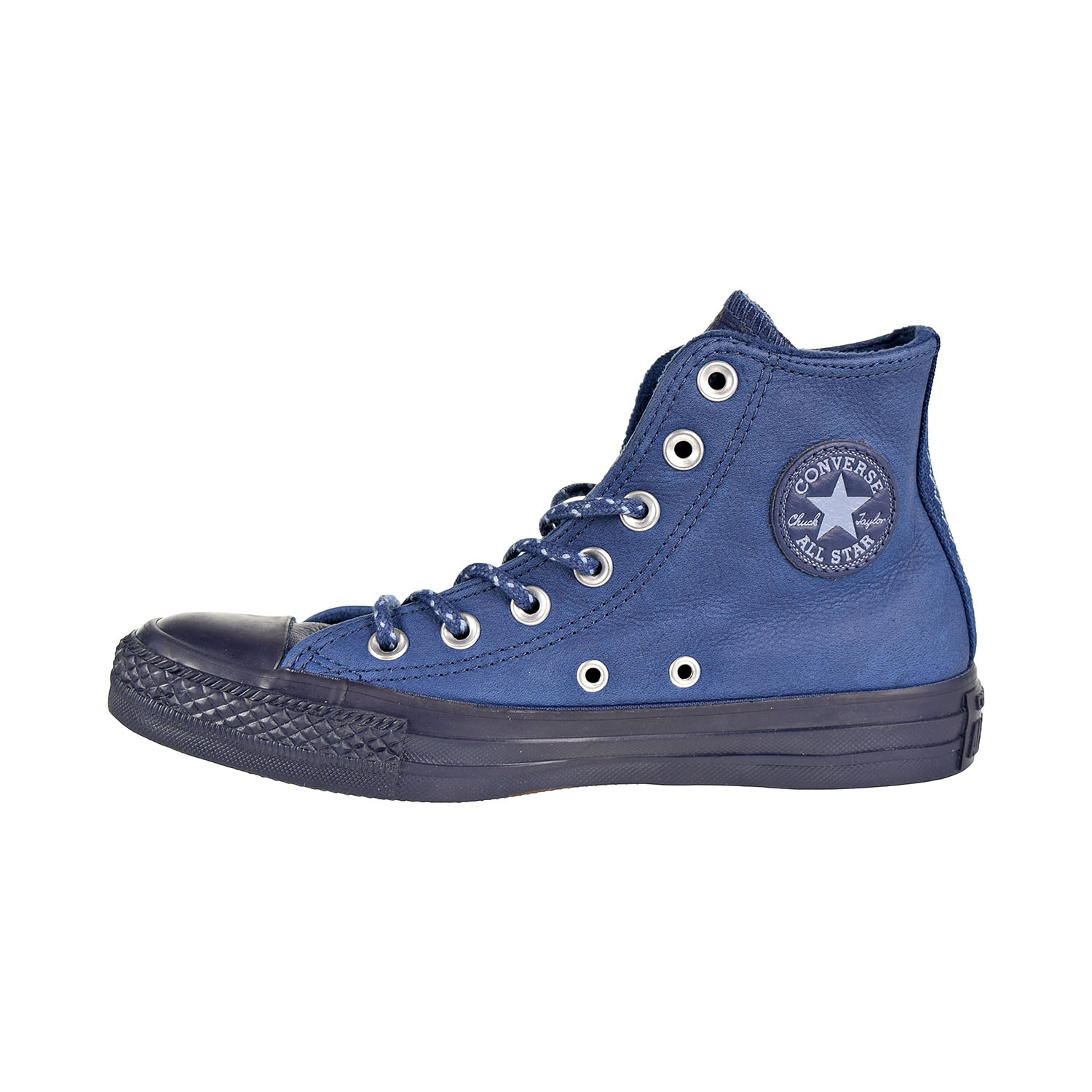 Converse Chuck Taylor All Star Hi Leather Men's Shoes Midnight Navy/Blue  Slate 157515c