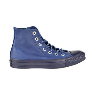 Restrict Coalescence Spain Converse Chuck Taylor All Star Hi Leather Men's Shoes Midnight Navy/Blue  Slate 157515c
