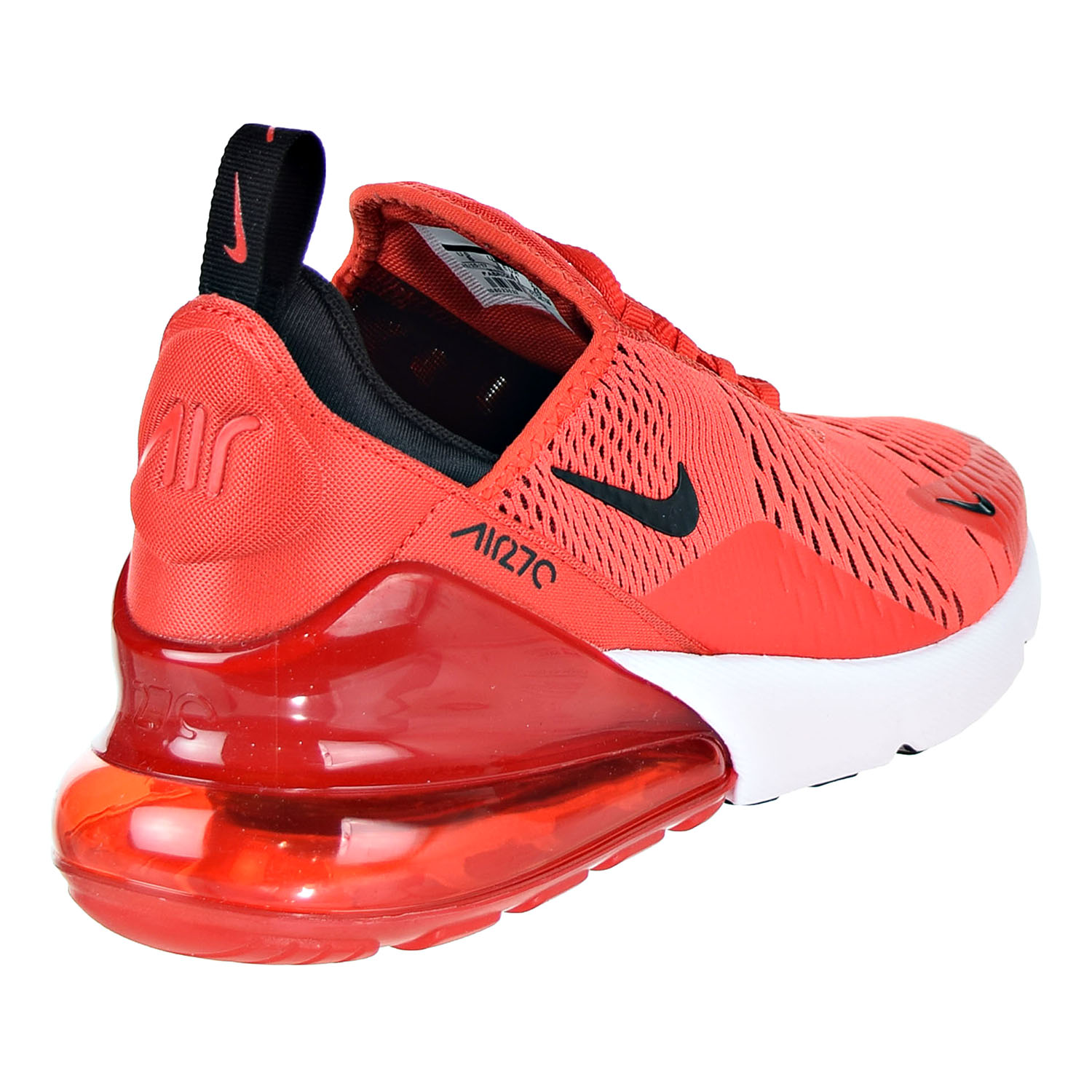 Nike Air Max 270 Men S Shoes Habanero Red Black White Ah8050 601