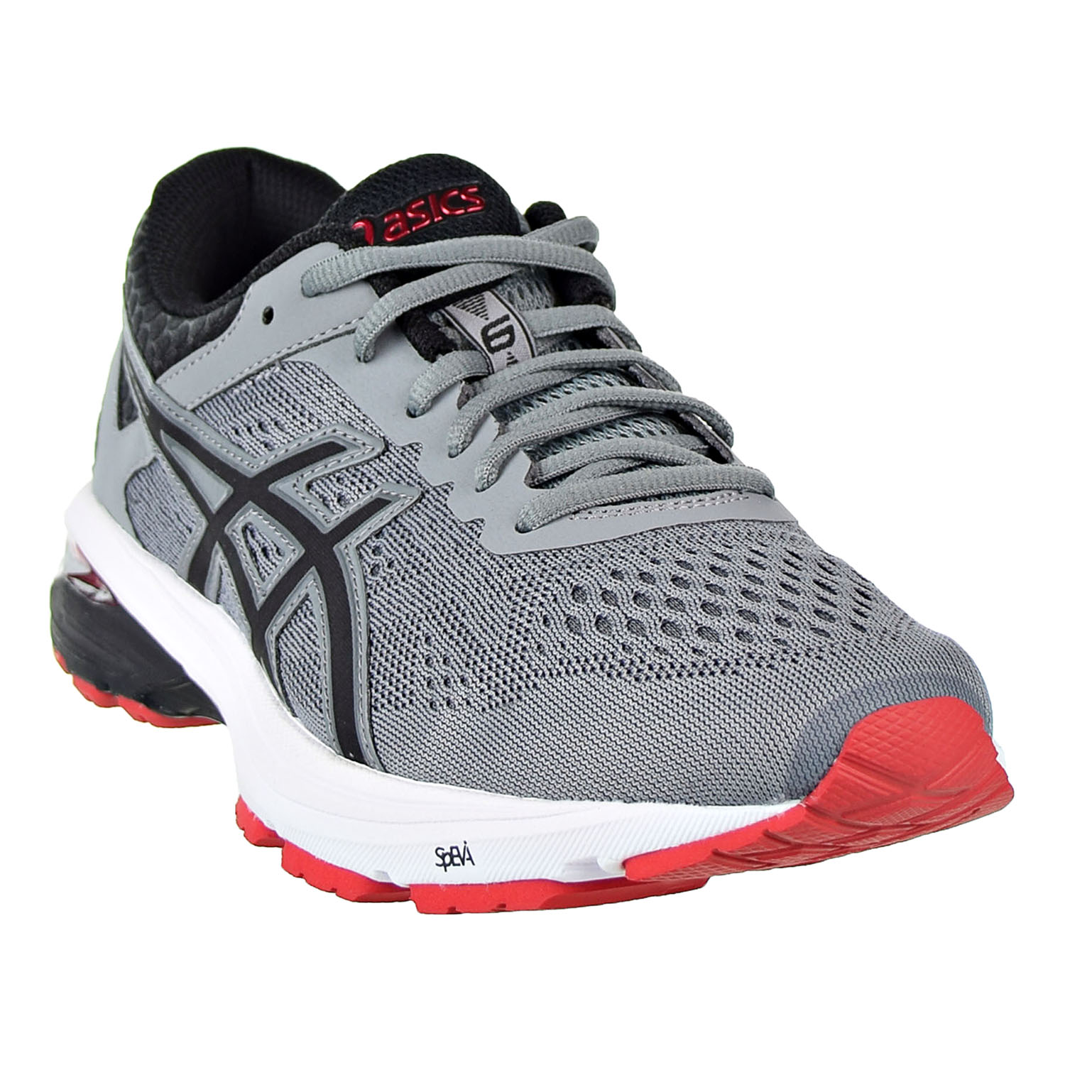 Asics Asics Gt 1000 6 Men S Running Shoes Stone Grey Black Classic Red T7a4n 1190 8 D M Us