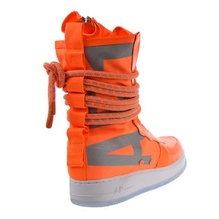 nike sf force air mens aa1128 boots total orange zoom