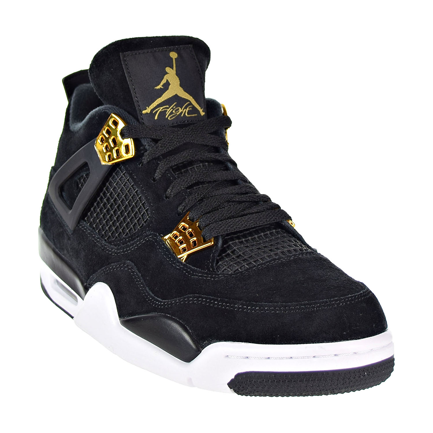 Jordans 4 black and gold Clearance