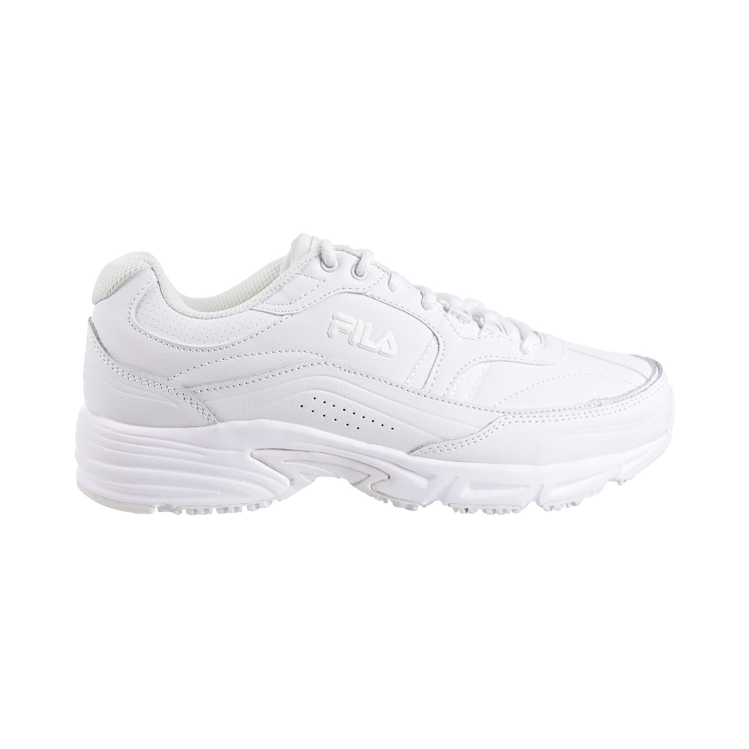 Adidas Fila Memory Workshift Slip Resistant (Extra Wide 4E) Men's Shoes White 1sgw0002-100-4e