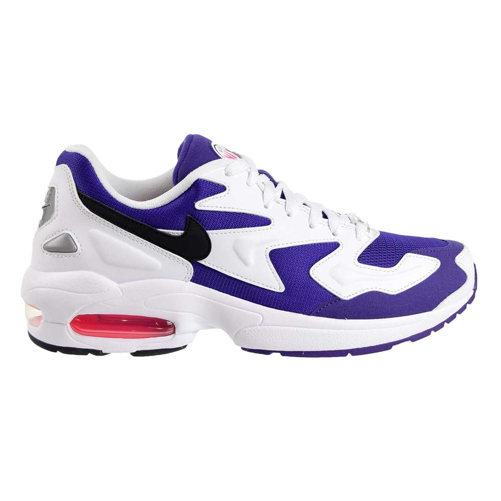 Nike Air Max 2 Light Mens Shoes White/Black/Court Purple ao1741-103