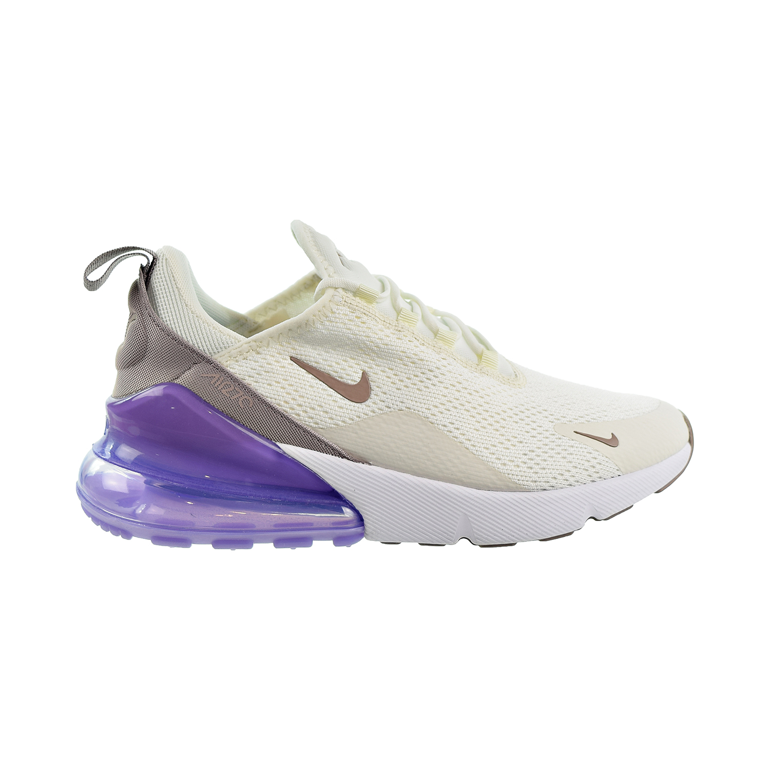 Nike Air Max purple air max 270 270 Womens Shoes Sail/Pumice/Space Purple/White