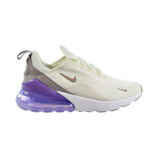 Nike Air Max 270 Womens Shoes Sail Pumice Space Purple White Ah6789 107