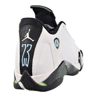 Nike Air Jordan 14 Retro Bg Big Kids White Black Oxidized Green Legend Blue 106 Nike Air Jordan 14 Retro Bg Big Kids White Black Oxidized Green Legend Blue 106