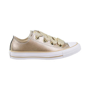 Gymnastik menu Tarif Converse Chuck Taylor All Star Big Eyelets OX Women's Shoes Metallic Gold/White  561696c