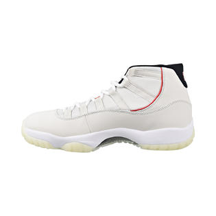 Nike Air Jordan 11 Retro Men's Shoes Platinum Tint/University Red