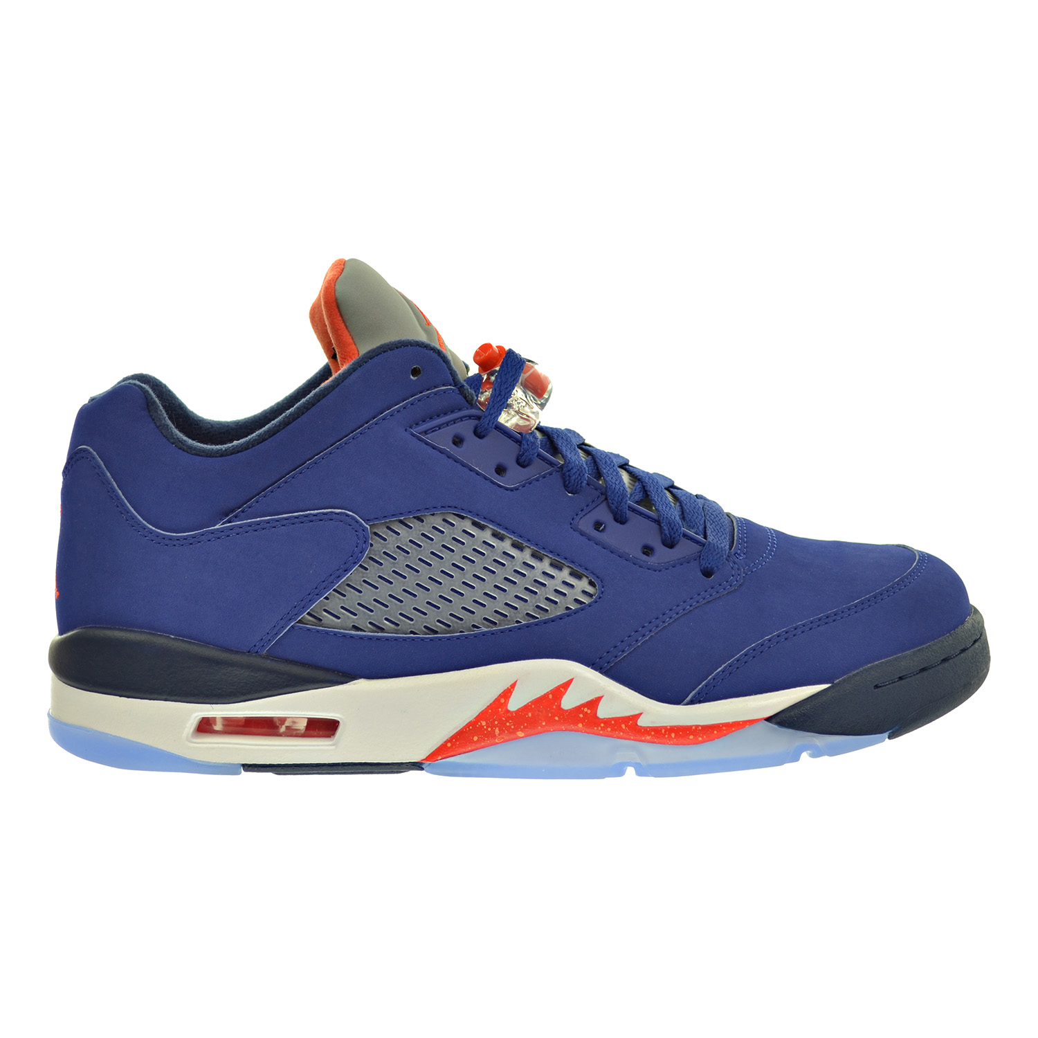 Michael Jordan Air Jordan 5 Retro Men S Shoes Deep Royal Blue Team Orange Midnight Navy 417