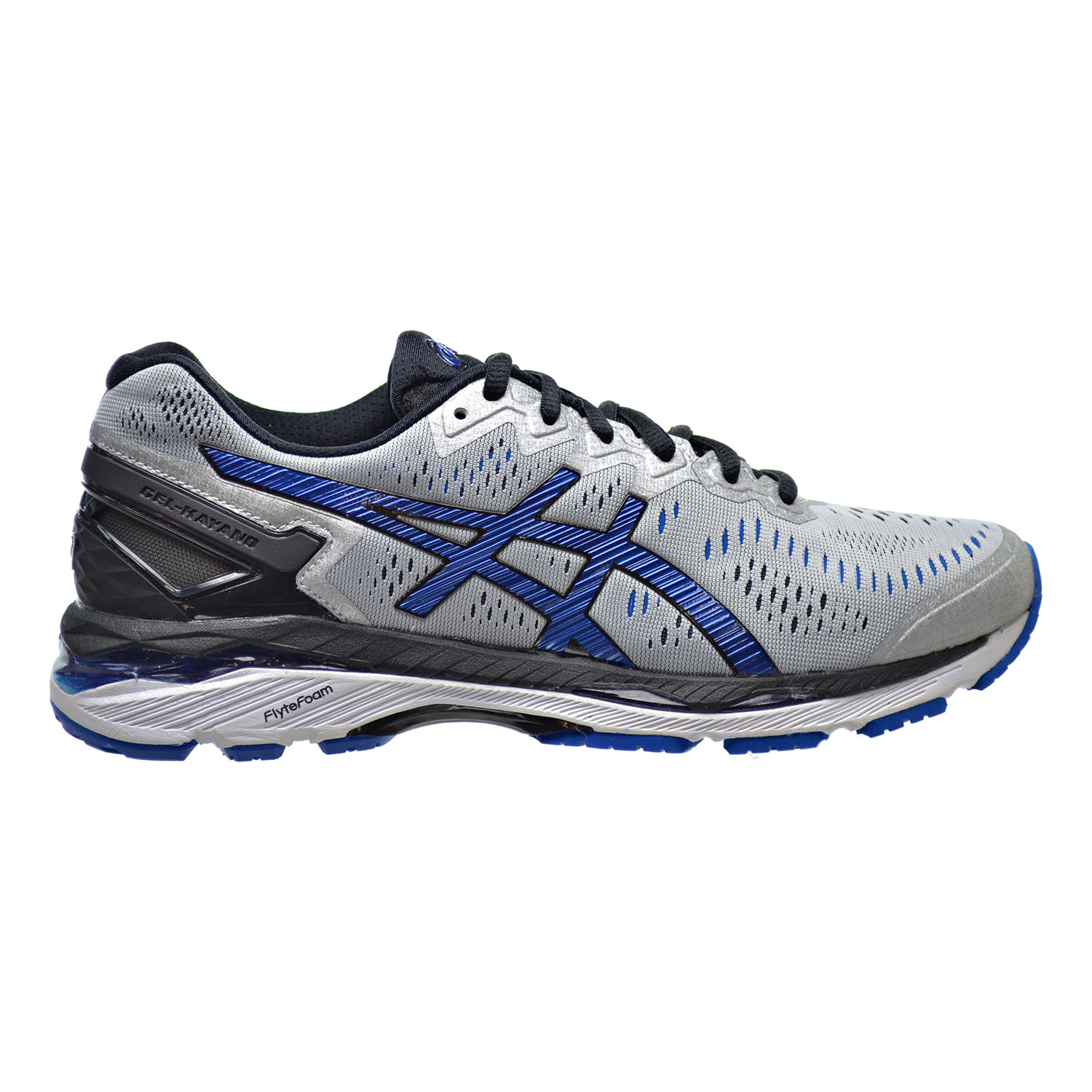 Asics Asics Gel Kayano 23 Men S Shoes Silver Imperial Black T646n 9345