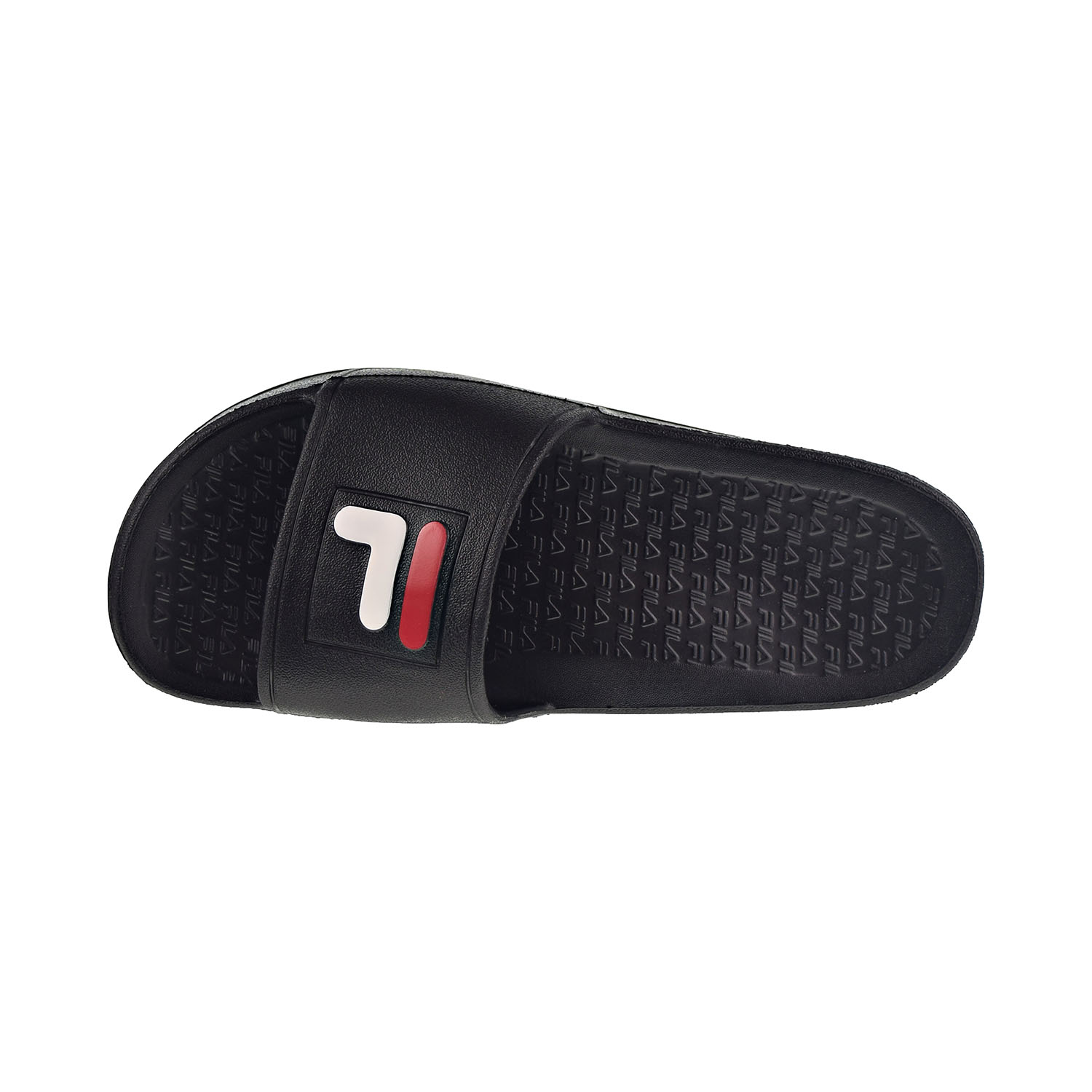 Fila slides FILA LOGO DISRUPTOR BOLD SLIDE SANDAL WHITE RED BLUE WOMENS  main image 4