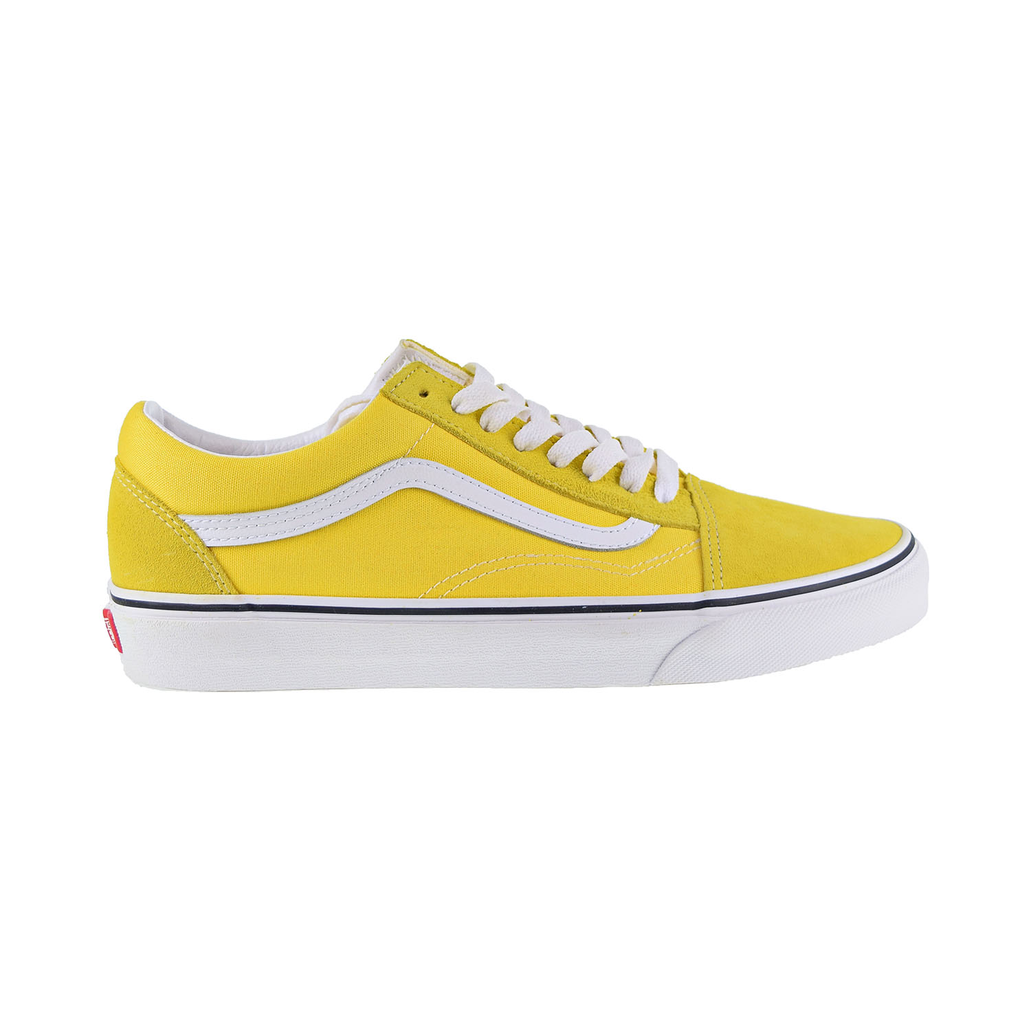 fantasma nivel mermelada Vans Old Skool Men's Shoes Vibrant Yellow-True White vn0a4bv5-fsx