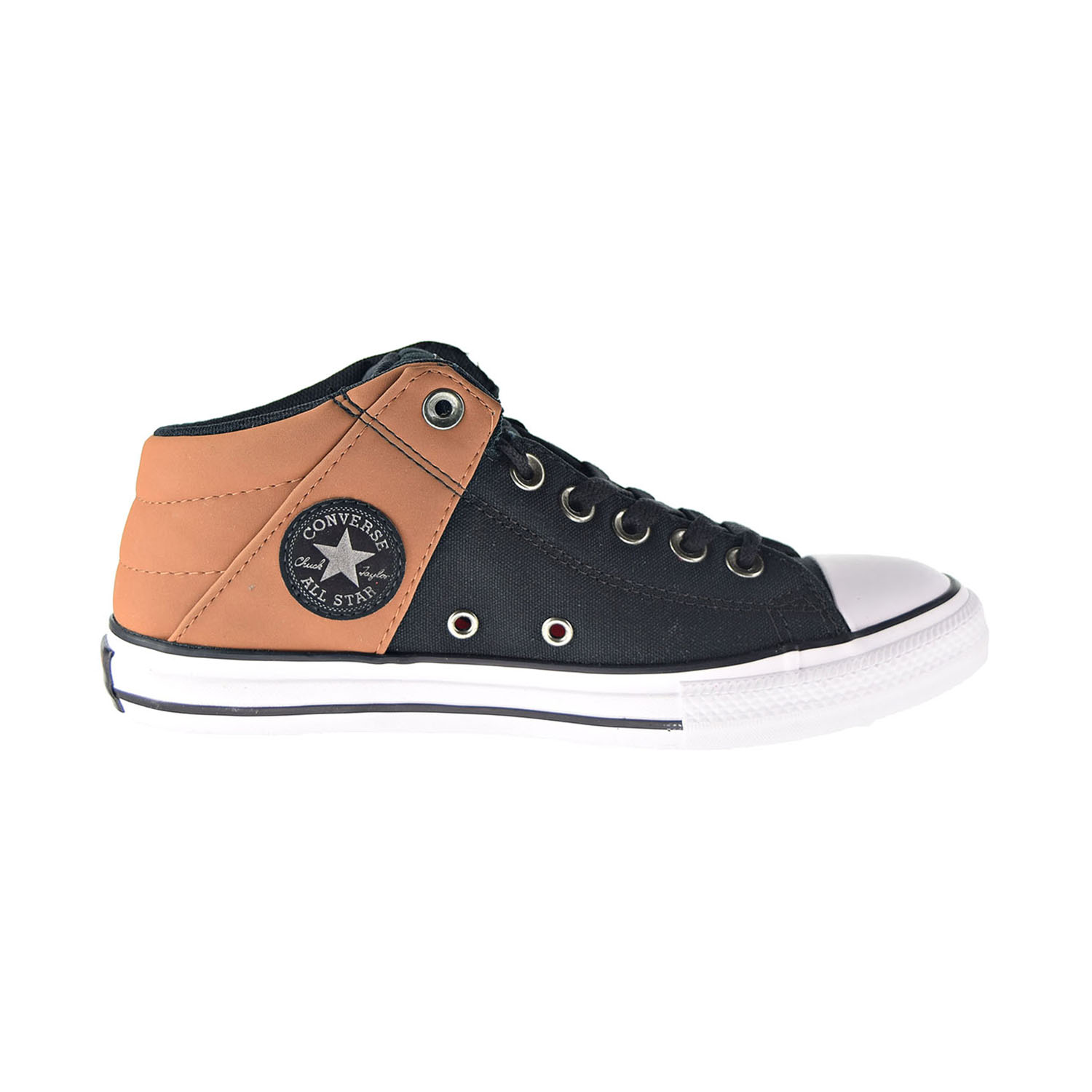 Converse Chuck Taylor All Star Axel Mid Kids' Shoes Black-Warm Tan-White 666065f (10.5 M US)