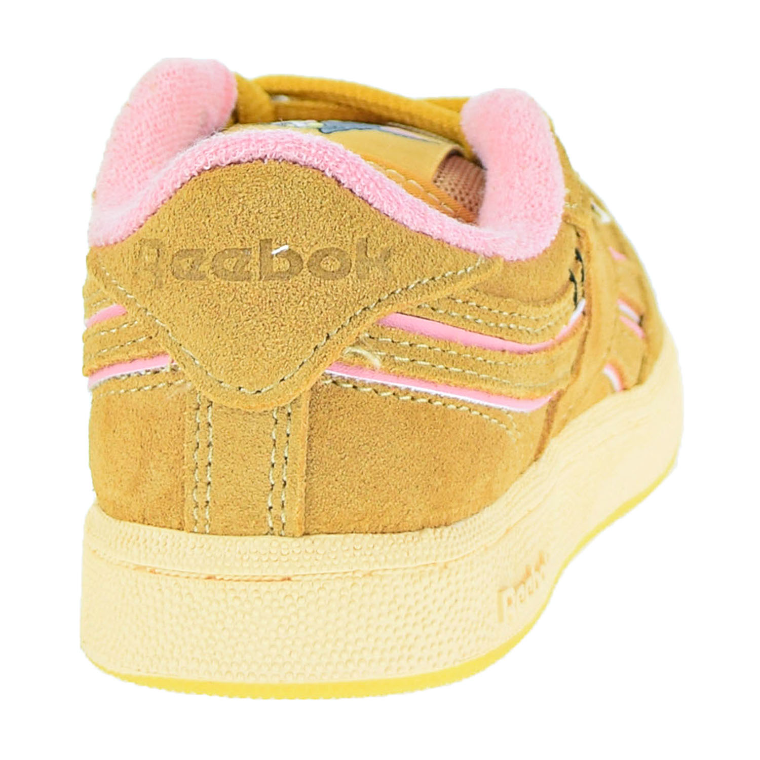 Reebok Tom And Jerry Club C Revenge Little Kids' Shoes Bold Brass-Quiet Pink fw4646 (11.5 M US)