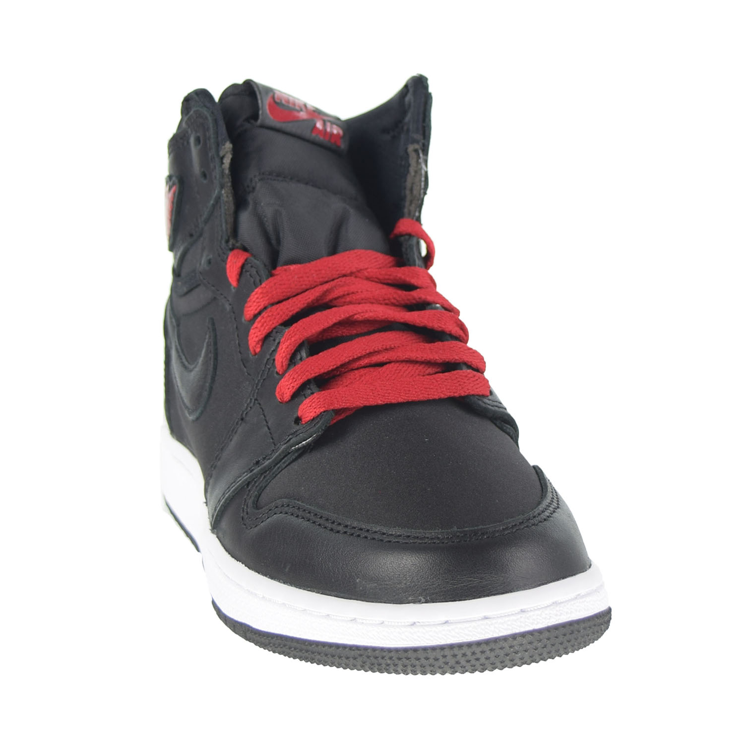 Nike Air Jordan 1 Retro High Og Big Kids Shoes Black Metallic Silver Gym Red 060 Nike Air Jordan 1 Retro High Og Big Kids Shoes Black Metallic Silver Gym Red 060