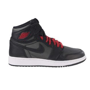 Nike Air Jordan 1 Retro High Og Big Kids Shoes Black Metallic Silver Gym Red 060 Nike Air Jordan 1 Retro High Og Big Kids Shoes Black Metallic Silver Gym Red 060
