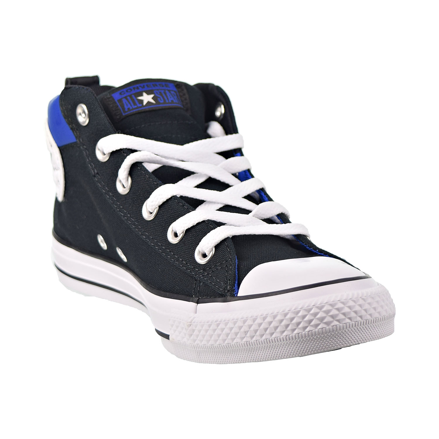 Converse Chuck Taylor All Star Street Mid Men's Shoes Black-White-Blue  164887f
