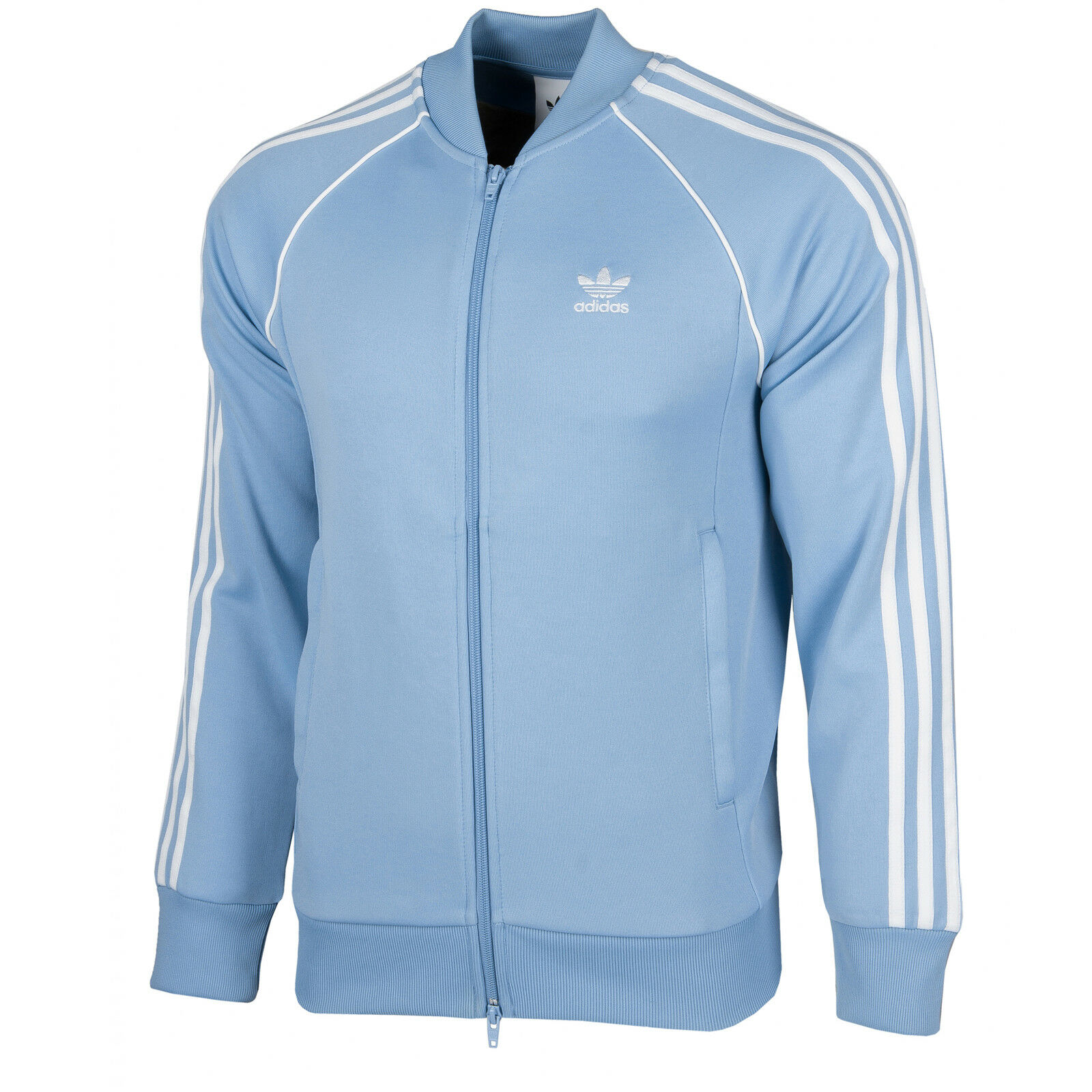 adidas Originals Satin Track Jacket Blue