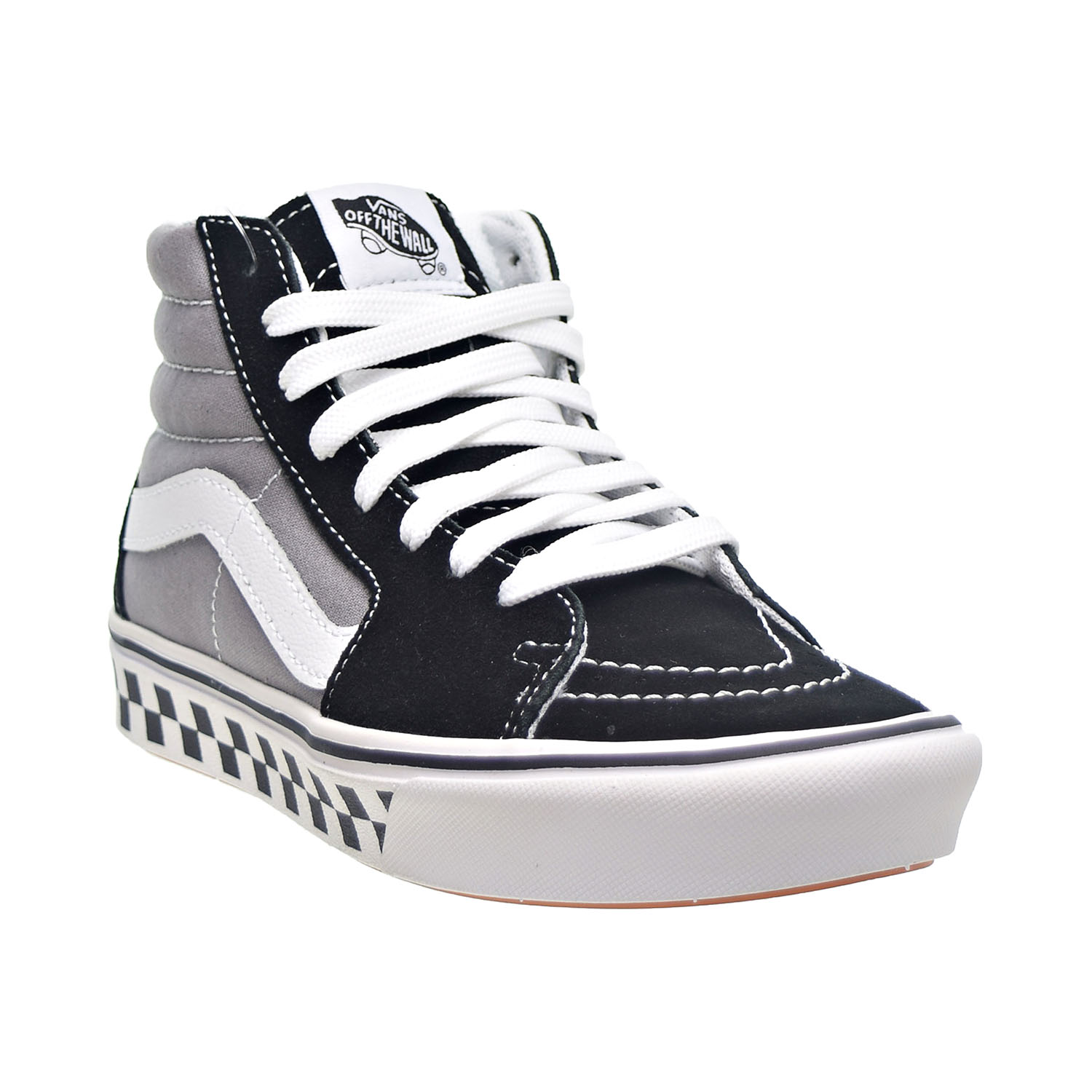 Vans Comfycush Sk8 Hi Men S Shoes Black Frost Grey Vn0a3wmb Wi6 Vans Comfycush Sk8 Hi Men S Shoes Black Frost Grey Vn0a3wmb Wi6