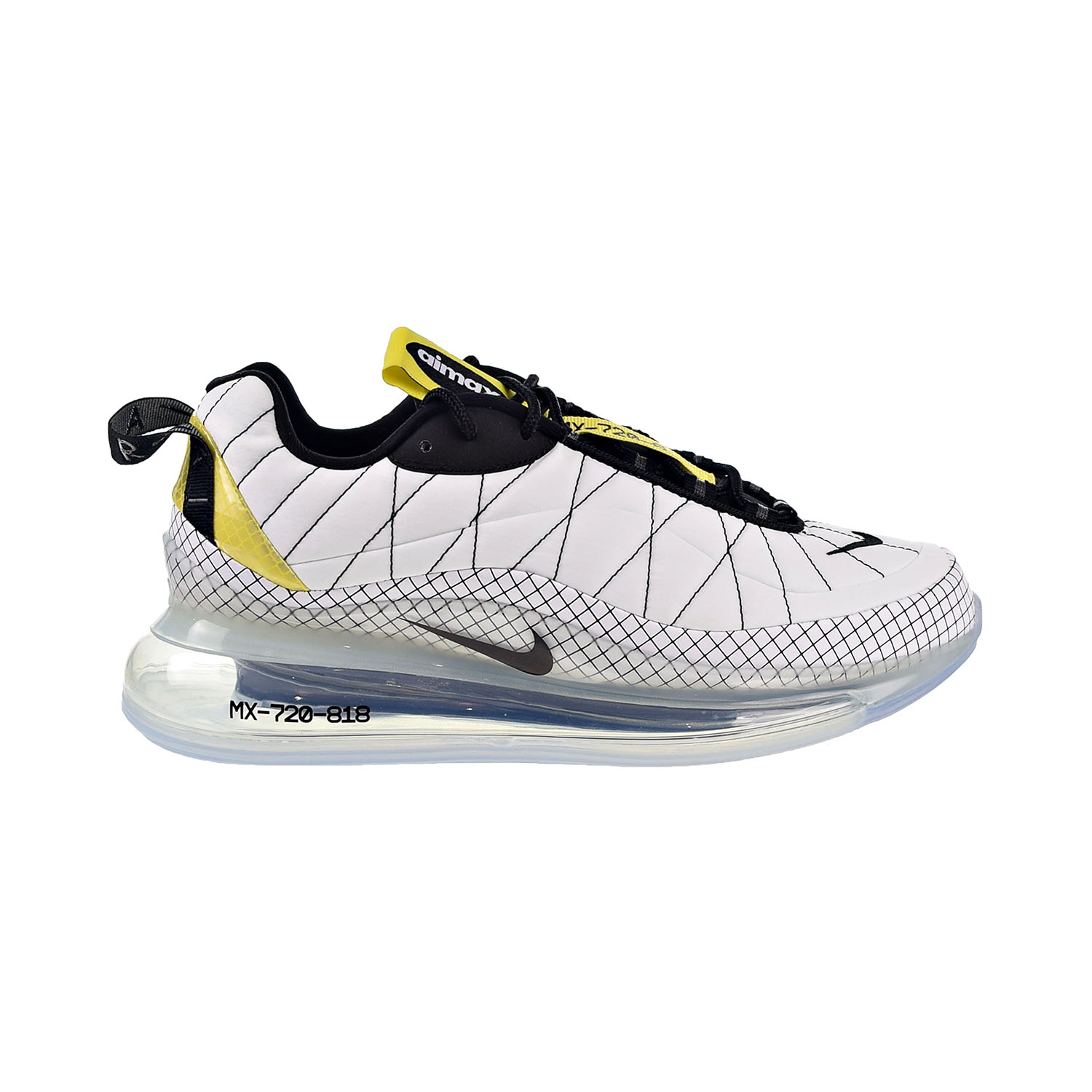 Nike Air MX-720-818 mx 720 Men's Shoes White-Opti Yellow-Black ci3871-100
