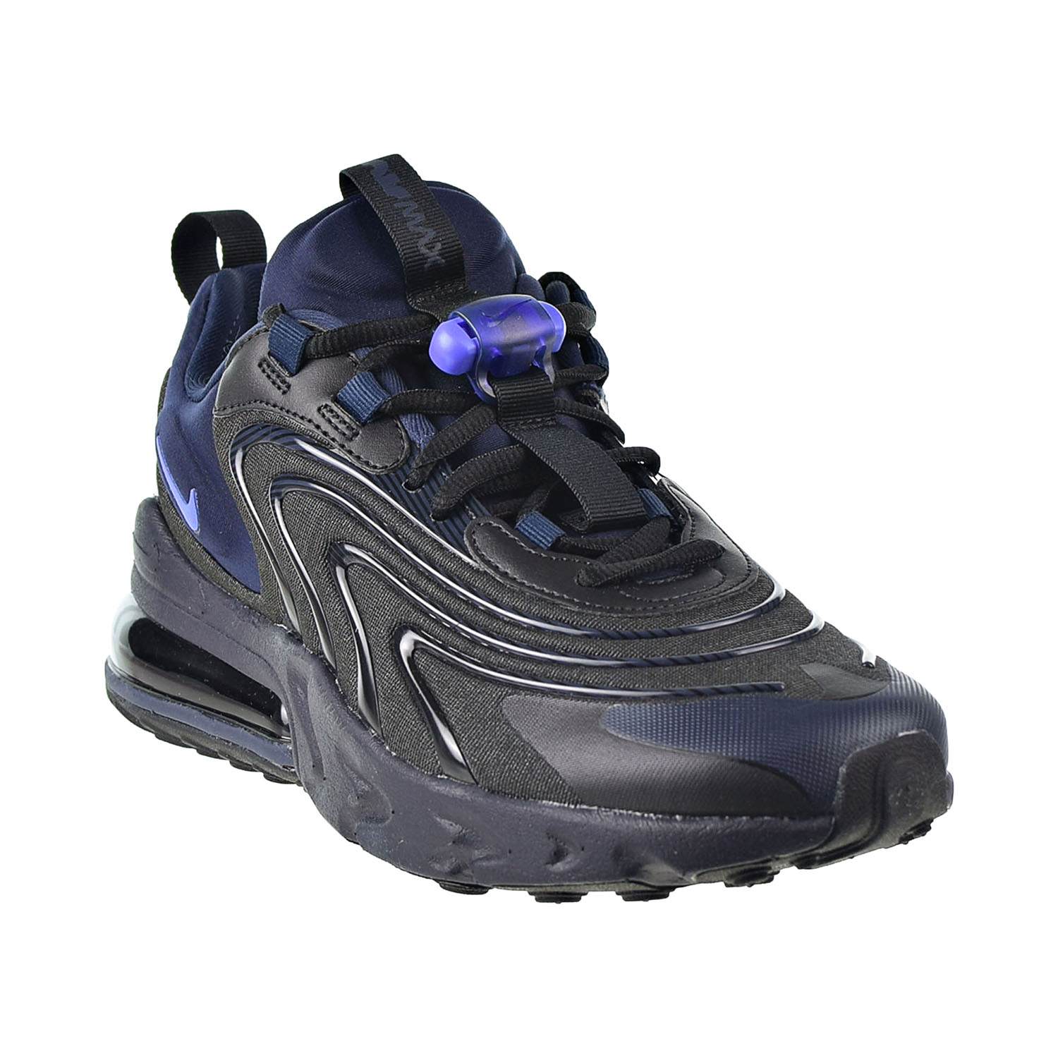 Nike Air Max 270 React Eng Men S Shoes Black Obsidian Sapphire Cd0113 001 Nike Air Max 270 React Eng Men S Shoes Black Obsidian Sapphire Cd0113 001