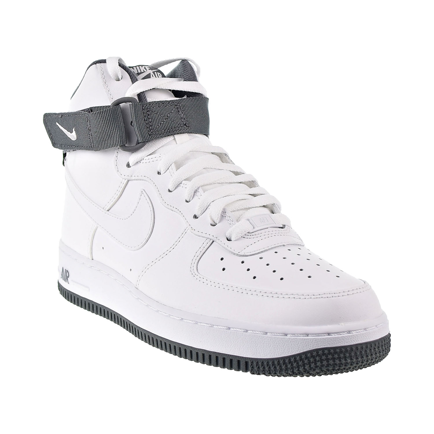Nike Air Force 1 Hi 07 Men S Shoes White Dark Grey Cd0910 100 Nike Air Force 1 Hi 07 Men S Shoes White Dark Grey Cd0910 100