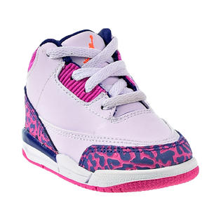 Michael Jordan Jordan 3 Retro Toddler Shoes Barely Grape Hyper Crimson Pink 500 Michael Jordan Jordan 3 Retro Toddler Shoes Barely Grape Hyper Crimson Pink 500