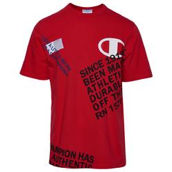 Champion Men's Heritage Graphic Tee Team Red t1919g-2wc