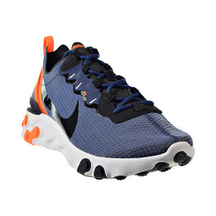Nike React Element 55 Se Men S Shoes Midnight Navy Total Orange Black White Ci31 400 Nike React Element 55 Se Men S Shoes Midnight Navy Total Orange Black White Ci31 400
