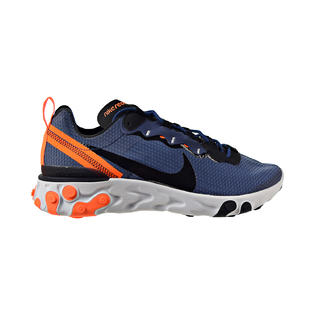 Nike React Element 55 Se Men S Shoes Midnight Navy Total Orange Black White Ci31 400 Nike React Element 55 Se Men S Shoes Midnight Navy Total Orange Black White Ci31 400