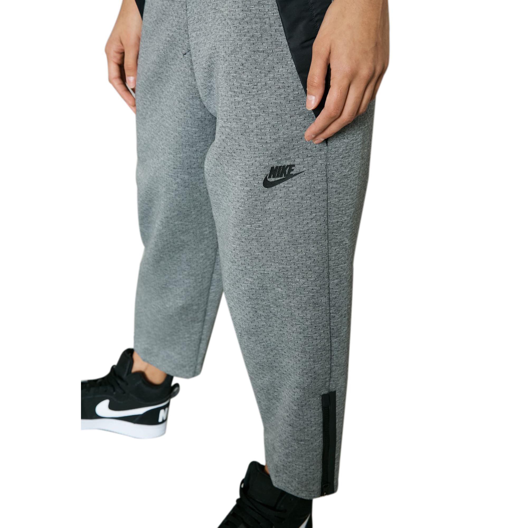 Nike Sportswear Tech Fleece Women's Crop Pants Carbon Heather-Black 831711-091