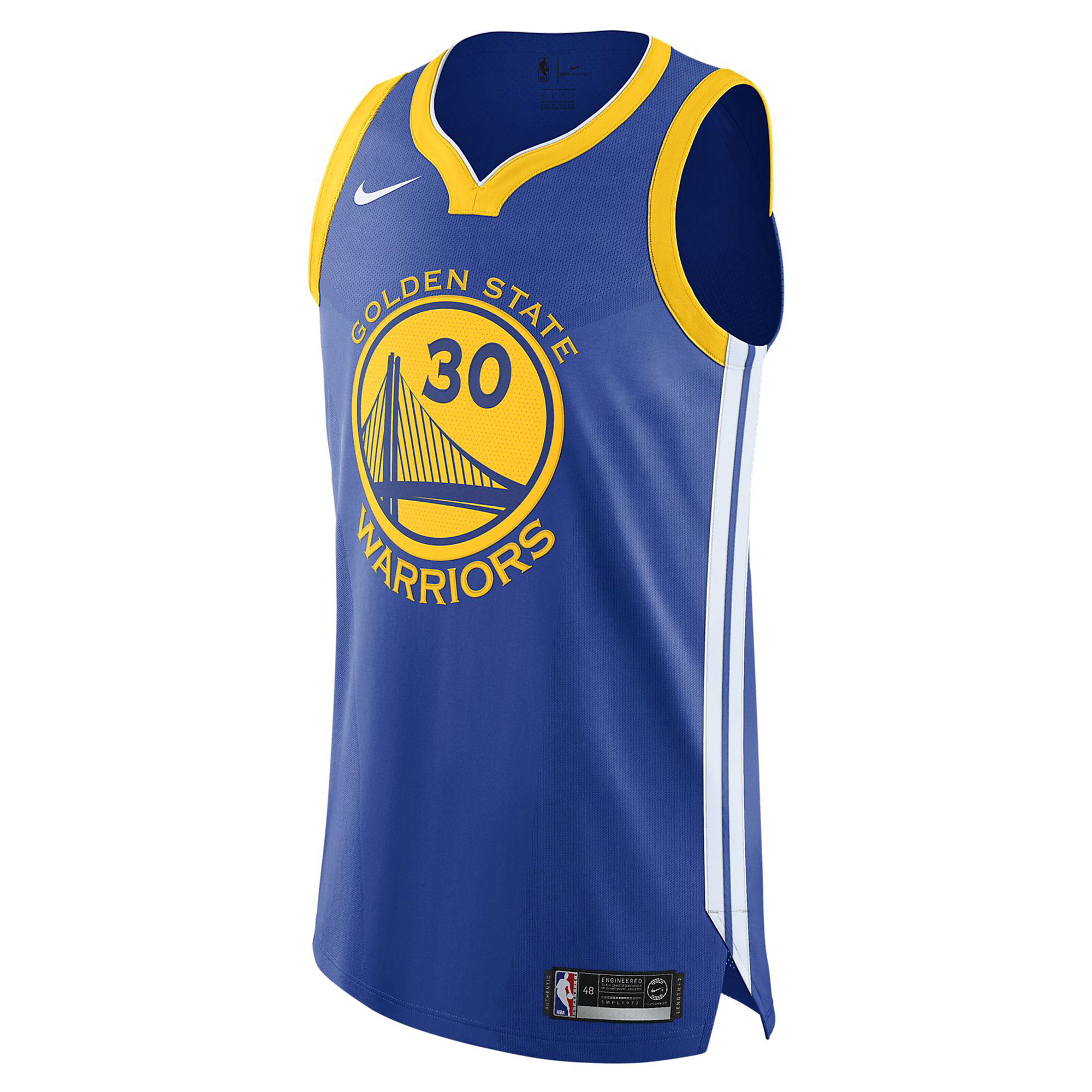 Cannon Assortment sense Nike NBA Authentic Jersey Stephen Curry Warriors Icon Edition Royal  Blue-Yellow 863022-495