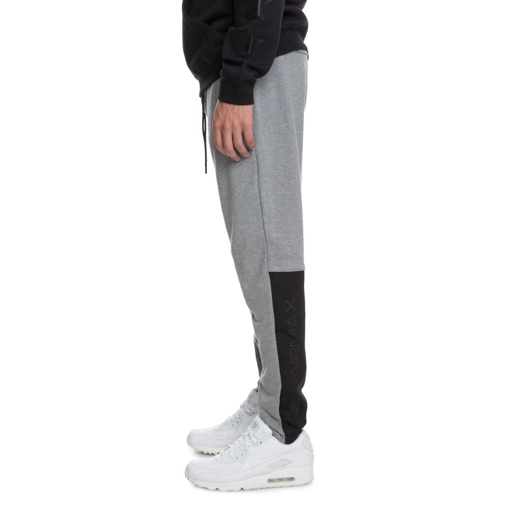 Nike Air Max Men S Jogger Pants Grey Black 6077 091