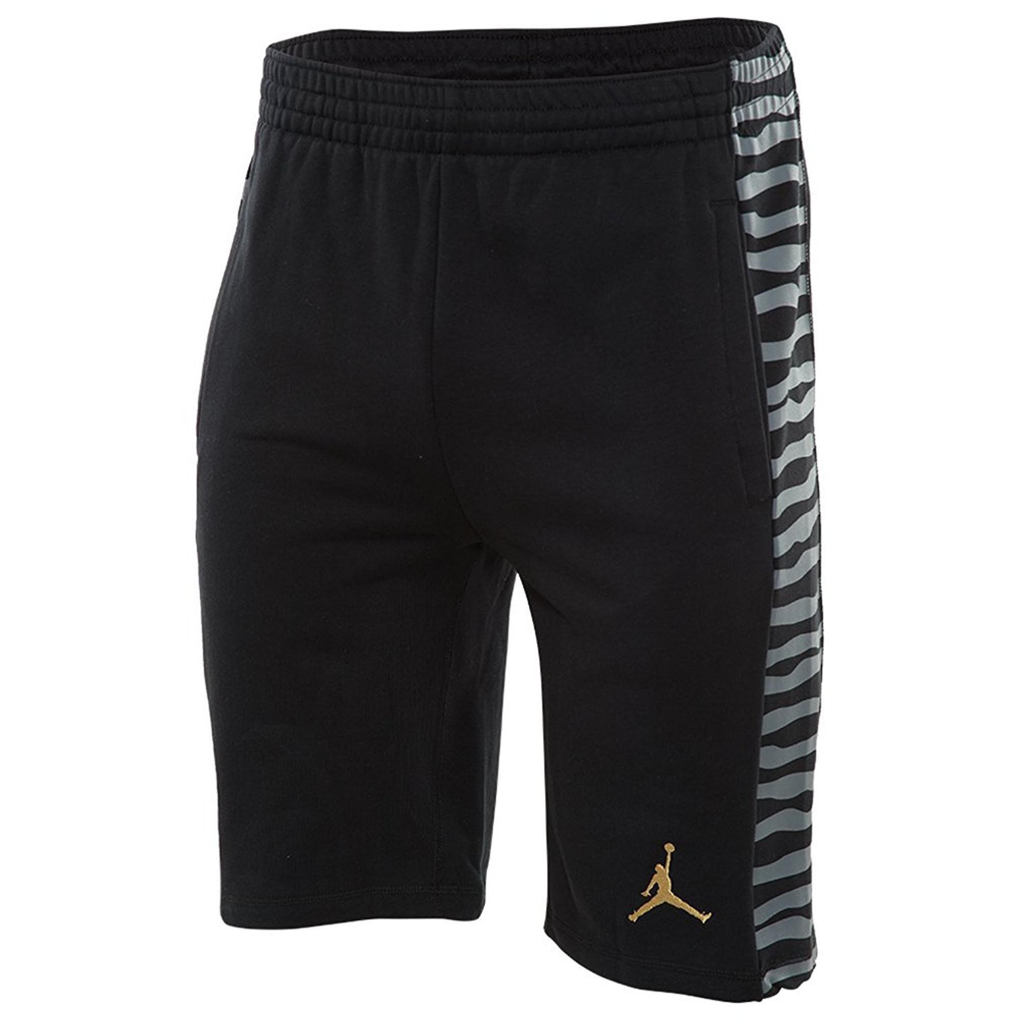 Michael Jordan Air Jordan 10 Men's Fleece Basketball Shorts Black ...